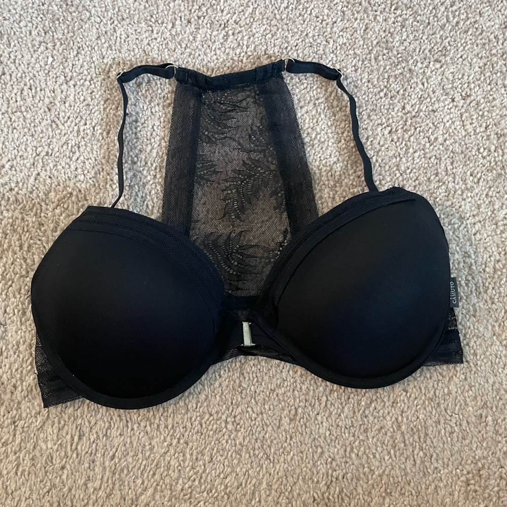 Vince Camuto Black Racerback Bra